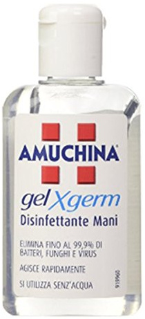 12 X AMUCHINA GEL IGIENIZZANTE PER LE MANI per pulire e igienizzare senz'acqua