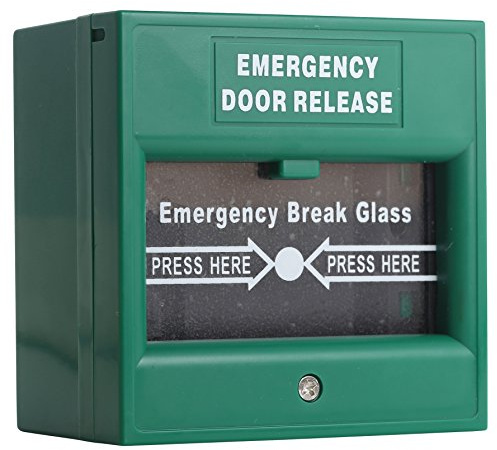 UHPPOTE Wired Security Button Hands Break Glass for Emergency Fire Alarm Exit Release