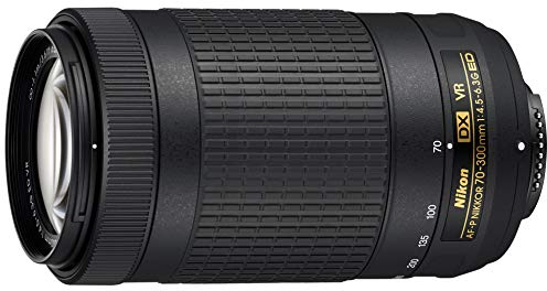 Nikon teleobiettivo zoom af-p DX Nikkor 70 – 300 mm f/4.5 – 6.3 g ed VR per Nikon DX formato solo, Diametro Filtro: 58 mm