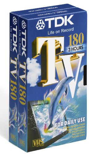 TDK E180 TVED Blank Tapes