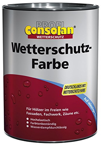 Consolan Profi Wetterschutzfarbe Tiefbraun 0,75l