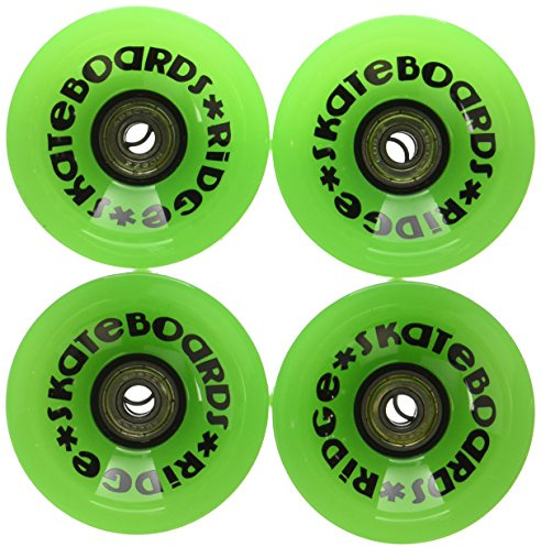 Ridge monopatín Ruedas Longboard Verde Grü Talla:Extra-Large