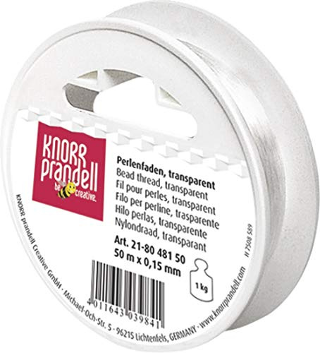 KNORR prandell 8048150 1-del pärltråd genomskinlig