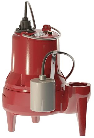 LE50 Series 1/2 HP 115V Automatic Submersible Sewage Pump