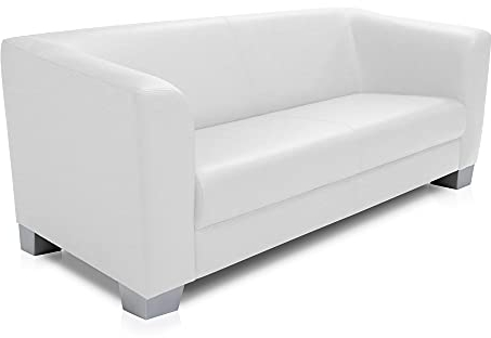 moebel-eins Chicago 3-Sitzer Sofa, Material Kunstleder