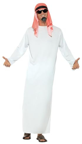Smiffys Costume Le Cheik, avec longue tunique et coiffe Halloween