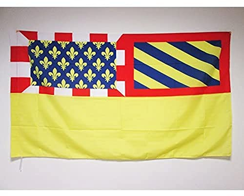 AZ FLAG Drapeau Côte d'Or 150x90 cm Français Polyester 100D Fourreau | Usage intérieur et extérieur Drapeau décoratif coutures doubles et bords renforcés avec fourreau pour mât