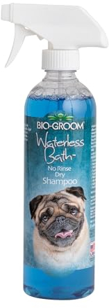 BIO-GROOM - Waterless Bath - Hundeshampoo ohne Ausspülen - Kein Befeuchten oder Ausspülen erforderlich - Tränenfrei - pH-neutral und mild - 473 ml