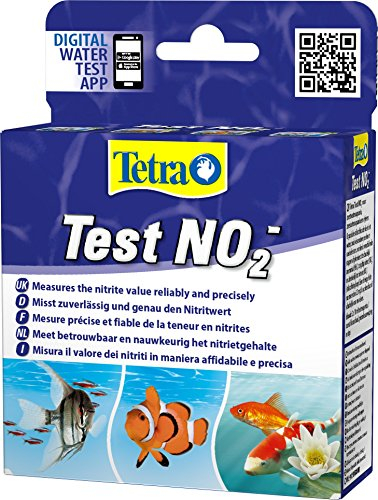 Tetra Test NO2 (Nitrit) - Wassertest für Süßwasser-Aquarien, Meerwasser-Aquarien und Gartenteiche, misst zuverlässig und genau den Nitritwert