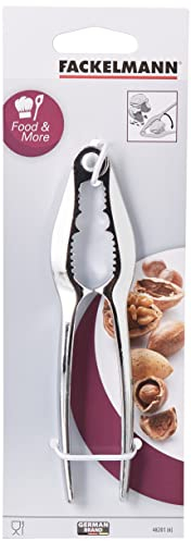 Fackelmann Cascanueces en acero cromado. Color inox. 16x3,7cm. 1 ud.