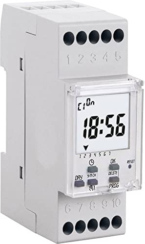 Perry 1IO7080 Interruttore Orario Giornaliero Digitale, Grigio