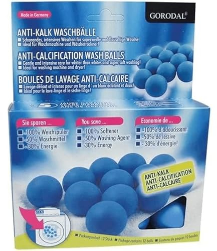 ECODIS 12 balles de lavage Technograd, Feuille, Non parfumé