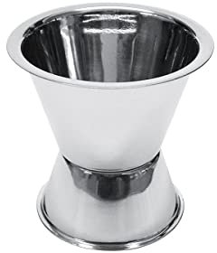 Fackelmann BarWine Vaso Medidor Cocktail Double Acero Inoxidable, 20 y 40 ml, 1 Ud. (49822)