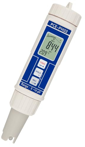 pH-Tester PCE-PH22 pH-Meter zur gleichzeitigen Messung von pH-Wert und Temperatur/mit Temperaturkompensation/wasserdicht