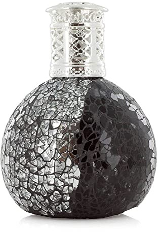 Ashleigh & Burwood | Kleine Duftlampe | Little Devil | Handgefertigte Raumduft-Accessoires | Schwarzes und silbernes Mosaik