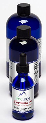 Nerve Support Supplement Liquid Drops Calming Supplement for Stress Relief Anxiety Relief Nervous System Support Sleep Support Herbal Chamomile Valerian Root Ginseng Liquid Alcohol Free 1 oz