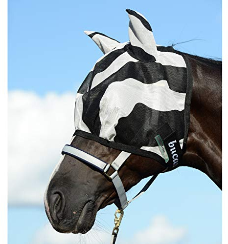 Bucas Buzz Off Zebra Fly Mask - S