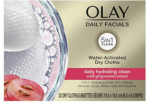 Olay 4-In-1 Daily Facial Cloths, Normal Skin 33 Count by Olay