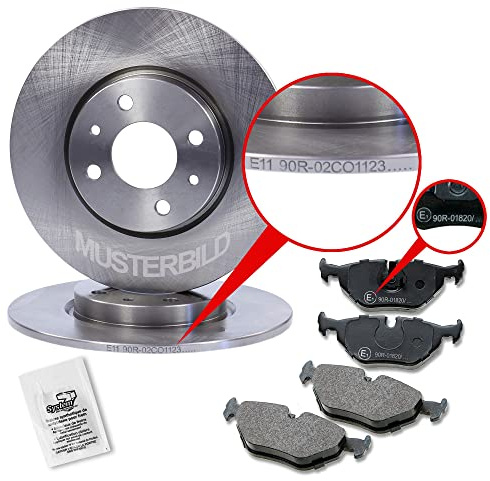 BESTPRICE Juego de frenos eje delantero incl. discos de freno llenos Ø 239 mm + pastillas de freno delanteras, compatible con SEAT CORDOBA (6K5),IBIZA 2 (6K1),VW GOLF 2(19E,1G1),JETTA II (19E,1G2,165)