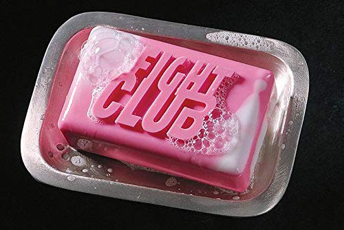 Close Up Fight Club Poster Seife (91,5cm x 61cm) + 2 St. Schwarze Posterleisten mit Aufhängung