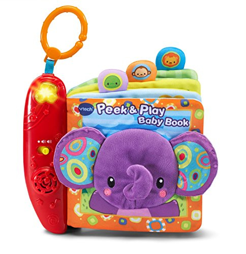 VTech Baby Peek and Play Baby Book, Purple