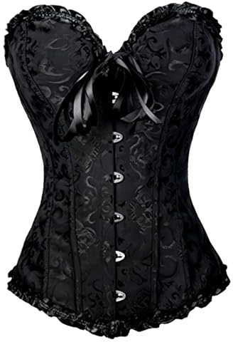 Kelvry Women's Plus Size Sexy Bridal Lingerie Bustier Corset Top