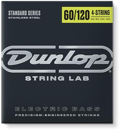 Jim Dunlop DL STR DBS 060/120 Edelstahl Extra Schwer Bassgitarren-Saiten