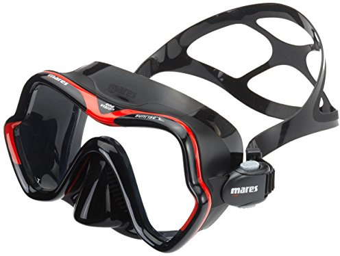 Mares Erwachsene Taucherbrille Mask ONE Vision Sunrise