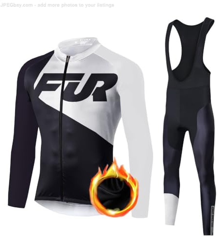 UGLY FROG Maillot Ciclismo Hombre Invierno Manga Larga/Corta Conjunto + Pantalones de Acolchado 3D, Montar Ropa Set, Térmico, Transpiración, Deportes al Aire Libre DTZHB02