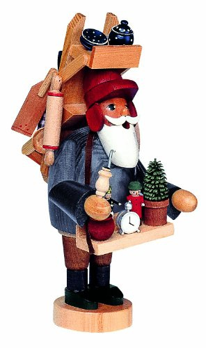 KWO Olbernhau 21266 Räuchermännchen Hausierer Größe L, 43 cm