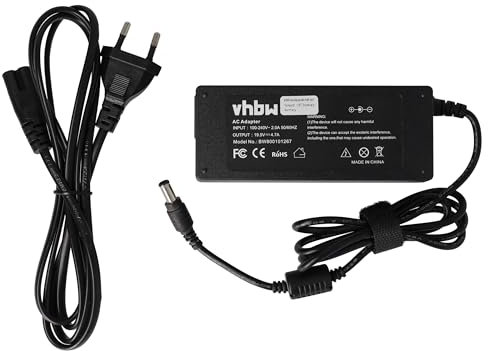 vhbw alimentatore compatibile con Sony Vaio PCG-FX55/BP, PCG-FX55A/BP, PCG-FX55G/BP, PCG-FX55J/B notebook, 91 W