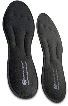 Plantillas de masaje terapéuticas superiores de Amazing Insoles | 100% de glicerina líquida | Ideal para correr y caminar | Plantillas ortopédicas para mujer | Diseño cómodo para aliviar la fascitis plantar