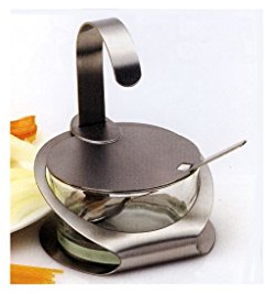 CoK Formaggiera in Vetro e Accio Inox Modello Sirio