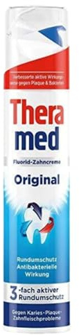Theramed Original Zahncreme Spender, 5er Pack (5 x 100 ml)