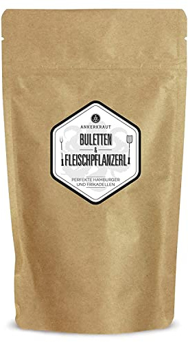 Ankerkraut Buletten & Fleischpflanzerl, Gewürzmischung für Buletten und Frikadellen, 250g im aromadichten Beutel