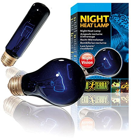 Exo Terra Night Heat Lamp, Mondscheinlampe für Reptilien und Amphibien, 50W, Fassung E27