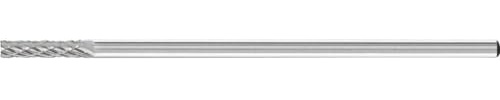 PFERD TOOLS HM-Frässtift mit Langschaft, Zylinderform mit Stirnverzahnung 3 PLUS, Frässtift-ø 3mm, Schaft-ø 3mm, Länge 75mm, 21200287 – für universelle Anwendungen auf den wichtigsten Werkstoffen