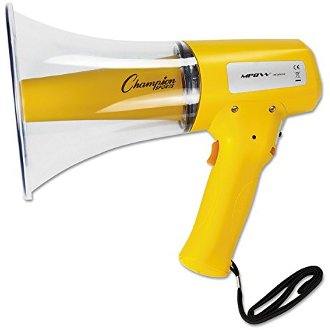 Champion Sports 8 Watt Megaphone , 12