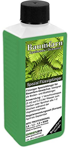 GREEN24 Baumfarn-Dünger HIGH-TECH NPK für Cyatheales, Dicksonia Pflanzen in Beet und Kübel (Fertilizer)