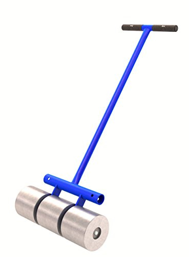 Bon 14-556 Linoleum Roller 100 LB Solid Steel Flooring Roller with Floating Axle Rollers Rust Resistant Frame
