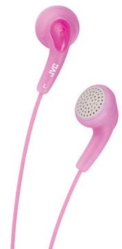 JVC Gumy Headphone for iPod/iPhone / Mp3 - Peach Pink