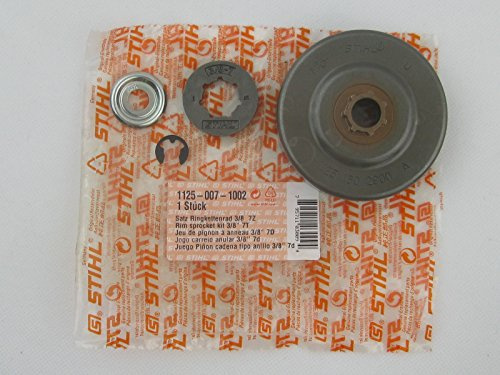 Stihl 1125 007 1002 Kettenrad Kit Set Ringkettenrad mit Ritzel 3/8 für MS 290 bis 391