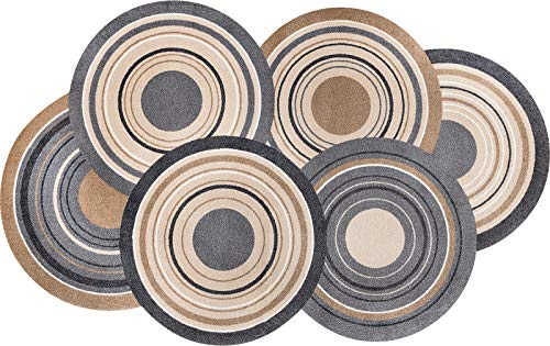 wash+dry Fußmatte, Cosmic Colours nature 70x120 cm, innen und außen, waschbar