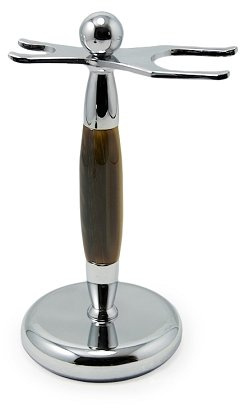 West Coast Shaving Stand 308, Faux Horn-Helps Prolong The Life of Your Brush