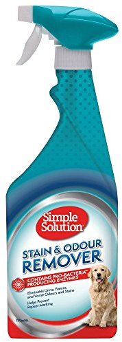 Simple Solution Dog Spot and Odor Remover, Enzymatic Cleaner with Pro-Bacterial Cleansing Power - 750 ml