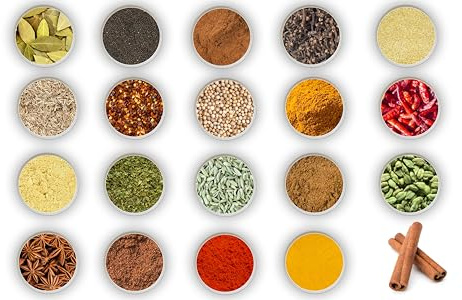 Assorted 20 Spices Refill Pack (20 Assorted Spices Freshly Ground)