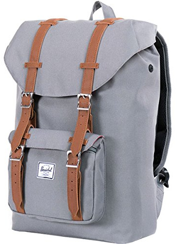 Herschel Little America Mid-Volume Backpack, 17 L Little America Mid Volume Grey, 12.5x28x36 CM (B x H x T)