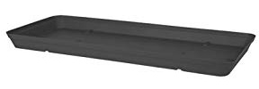 Sottovaso Rettangolare Capri XL 60 cm Antracite