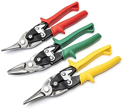 Crescent Wiss 3 Piece MetalMaster Compound Action Aviation Snip Set - M123R