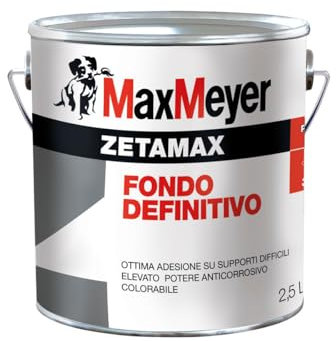 MAXMEYER Fondo antiruggine Zetamax Grigio 2, 5 L